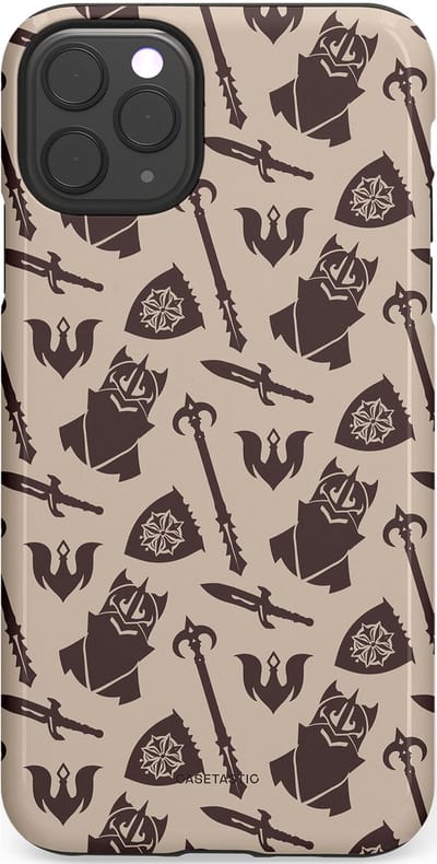 Casetastic Hoesje Geschikt voor Apple iPhone 11 Pro Max - Stijlvolle Beschermende Duo-layer Case - Eeuwige paladin