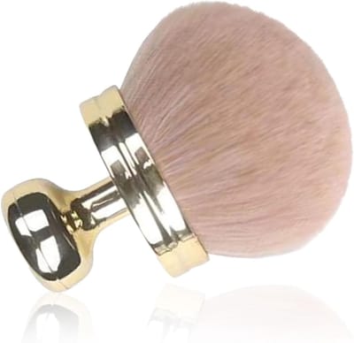Grote zelfbruinende kwast - Kabuki poederkwast - gouden borstel voor onberispelijke make-up - ideaal voor gezicht en lichaam - perfect voor reizen en thuis - perfect cadeau voor vrouwen
