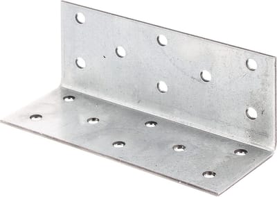 Verzinkte Hoekverbinder voor Houtconstructies 40x40x100 mm