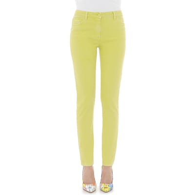 Moschino Pants Green Maat: 40 | Slim Jeans Outlet | Dames | Geel