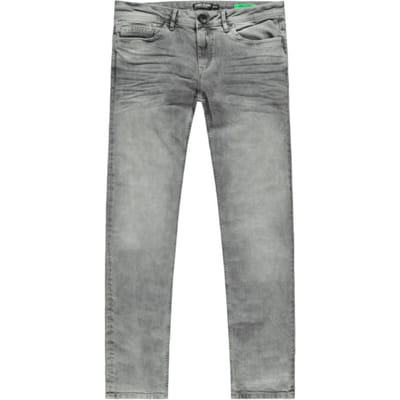 Cars grijze heren jeans   Bleached wash wassing   Slim Fit   5-Pocket zakken   Knoop- en ritssluiting   Regular waist Grijs 32/34