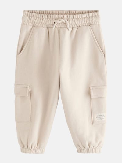 Next - Jongens - Zachte jersey utility-joggingbroek - Wit