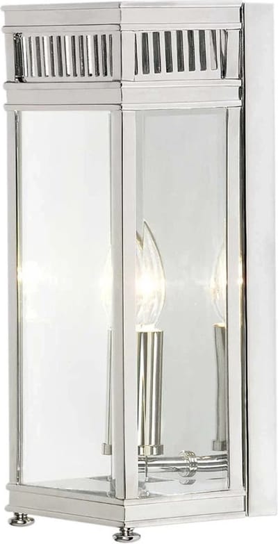 Elstead Lighting LED Buitenlamp Holborn | 1X E14 Max 40W | IP44 | Dimbaar | Polished Chrome