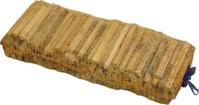 Aanmaakhout in netzak | circa 8 kilo | aanmaakhoutjes voor het aan maken van het openhaard hout | brandhout kachel