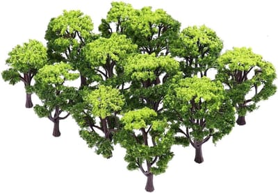 12 Stuks Model Bomen voor Landschapsarchitectuur: Nepp bomen voor Treinmodel, DIY Projecten en Bouwmodellen