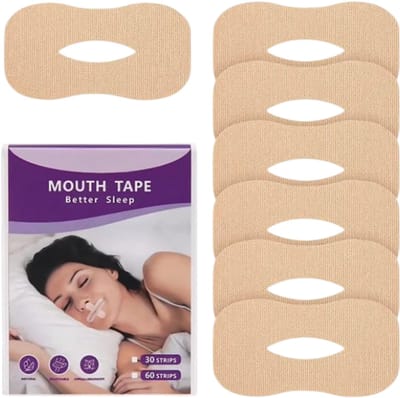 Anti-Snurken Pleisters – 10 Stuks - Snurk Stop Mondtape voor Kinderen & Volwassenen - Neusademhaling Verbeteren - Anti Snurk Tape voor Betere Nachtrust & Slaapkwaliteit