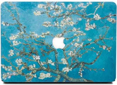 Lunso Geschikt voor MacBook Air 13 inch (2010-2017) cover hoes - case - Van Gogh amandelboom