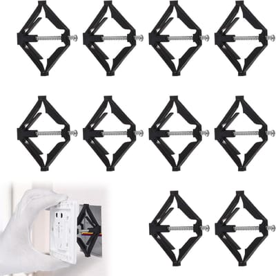 Muur Montage Schakelaar Doos Reparatie Set - Elektricien Accessoires - Bevestigingsstaven - 86 Type Cassette.