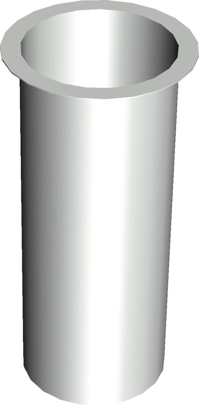 Tapeind Bakgoot | Ø80 mm | 20 Cm