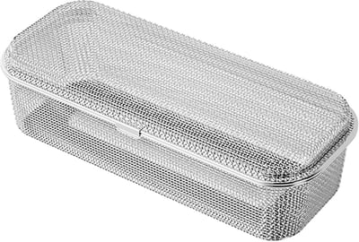 Vaatwassermand - Keukengerei mand - Kleine items wassen - Voedselveilig RVS - Uniform 12-mesh - Zilver