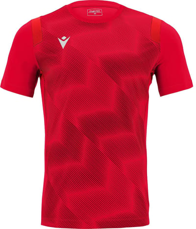 Macron Rodders Shirt Korte Mouw Heren - Rood | Maat: S