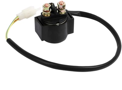 Dailygoody - Solenoid Relais - Startrelais voor Scooter - Zwart - 12V - Betrouwbaar en duurzaam - Geschikt voor ATV's en scooters - Hoogwaardige kwali...