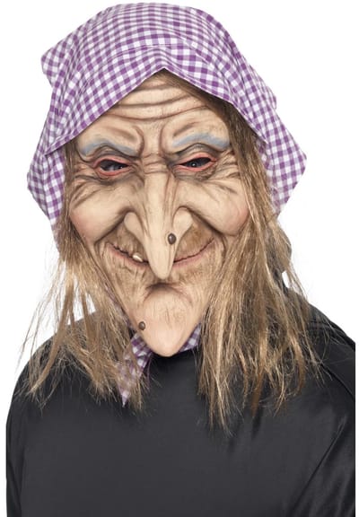 Dressing Up & Costumes | Costumes - Halloween - Old Witch Mask