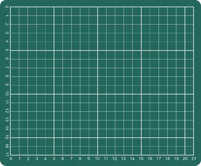 Snijmat a5 230x190mm groen