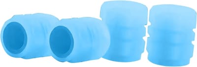 4 Stuks Luminous Ventieldoppen voor Auto's, Nachtglow Rubber Ventielcaps, Geschikt voor Diverse Voertuigen, Eenvoudig te Installeren en Duurzaam
