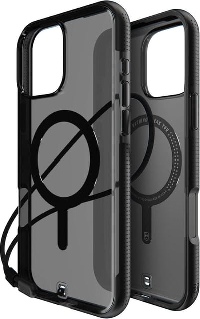 BodyGuardz Ace Pro MagSafe Backcover voor de iPhone 16 Pro Max - Zwart
