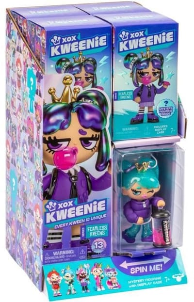 Verrassingspop - XOX KWEENIE - Fearless-serie - 13 cm - 13 modellen om te verzamelen - Willekeurig model