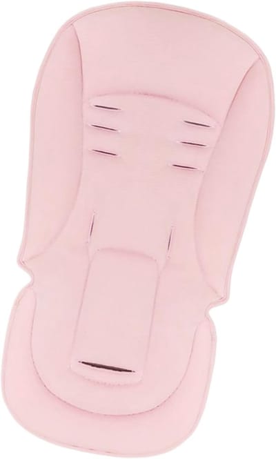 Kinderwagenkussen - Kinderstoelkussen Inleg - Comfortabel Zitten - In hoogte verstelbaar - 36 x 20 cm - Roze