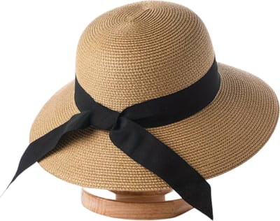 Livano Zonnehoed - Reishoed - UV Beschermende Hoed - Bucket Hat - Festival - Pet - Hoedje Voor Dames - Hoofdbescherming - Khaki - Maat M/L