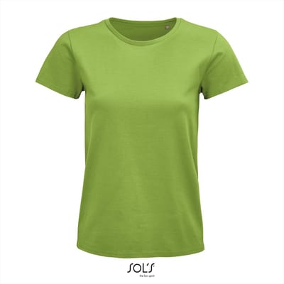 SOL'S - Pioneer T-Shirt dames - Lichtgroen - 100% Biologisch Katoen - S