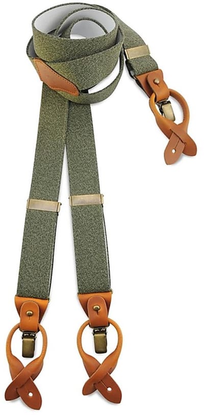Sir Redman - Bretels - bretels Denim Urban groen - groen