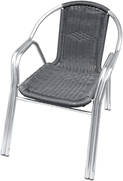 Stapelstoel Narni - Buitenstoel Terrasstoel - Ontspannen Buiten Zitten - Weerbestendig PE Rotan - 67 x 54 x 74 cm