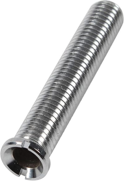 Flushzeef met schroefverbinding M12 × 70 mm voor wastafel, afvoer, stop, sanitair accessoires