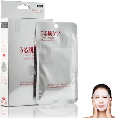 Mitomo Collagen Tissue Masker - Gezichtsmasker - Sheet Masker - Gezichtsverzorging Dames - 1 x 25g