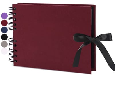 Dailygoody - Scrapbook Kit - Fotoalbum - Creatief en persoonlijk - 24x17cm - Voor verjaardagen en bruiloften - 40 pagina's - Geschikt voor kinderen