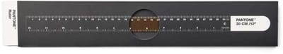 Copenhagen Design - Liniaal 30 cm - Brown 2322 - Roestvast Staal - Bruin
