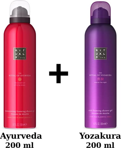 Rituals - Duo Set - Ayurveda Shower Gel 200 ml + Yozakura Shower Gel 200 ml - Douchegels - Doucheschuim