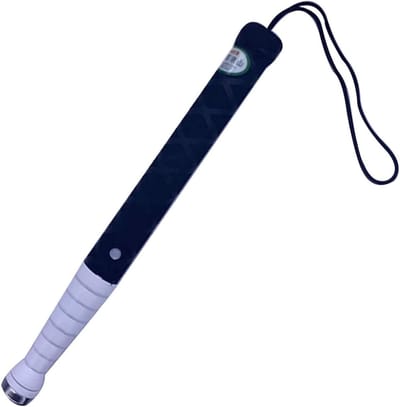 Telescopische wandelstok - Opvouwbare stok - Veilig op pad - Reflecterende delen - 138 cm - Zwart