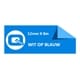 Brother TZe-535 tape wit op blauw 12mm x 8m (huismerk)