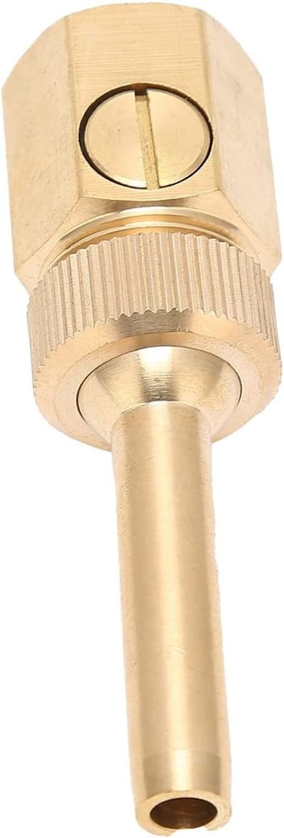Verstelbare Fonteinspuiter met Messing Draad en Ventiel voor Vijver - Water Spraykop voor Tuin en Decoratie