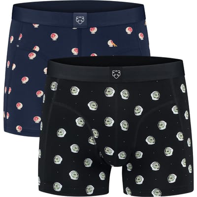 A-DAM  2-pack Boxerbrief Multicolor Size: S | Underpants Outlet | Heren | Zwart