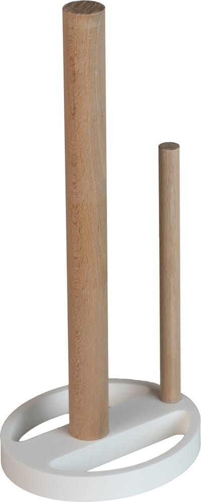 Home 3D® - Keukenrolhouder Wit - 25cm staand - Duurzaam - gemaakt in de Benelux