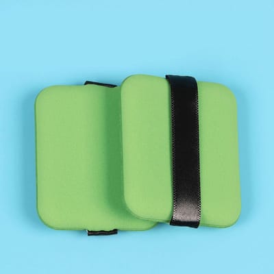 Poederkwast Gezicht Zacht Dubbelzijdig Cushion Puf Cosmetische Puf Spons Poeder Nat Droog Make-up Gereedschap Square green