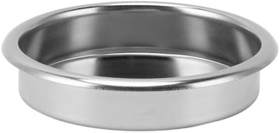 Dailygoods- Blindfilter 58mm Roestvrij Staal - Portafilter - Terugspoelen - Drukontlastingsmechanisme - Slijtvast - Eenvoudig te reinigen - Koffiefilter