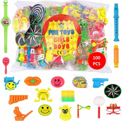 100 STUKS | XXL Mega Mix Feestpakket - Traktatie / Uitdeelcadeautjes