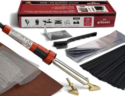 Plastic Las Set - Reparatieset Kunststof - Kunststof Repareren - Snel Verwarmend - 80 Watt - Niet gespecificeerd