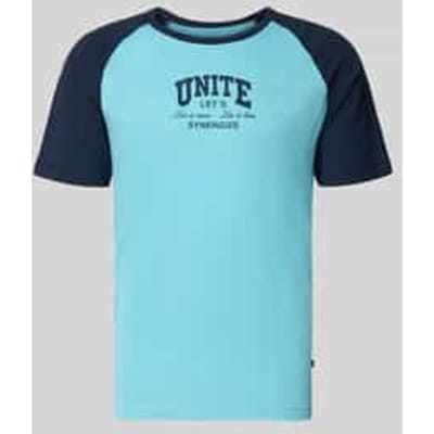 s.Oliver  T-shirts Blue Aqua Taglia: 3XL | T-shirt stampate Outlet | Uomo | Blu