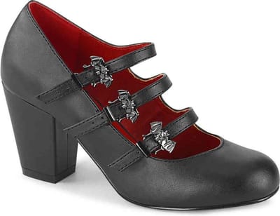 DemoniaCult - VIVIKA38 Hoge hakken - Vleermuis - 36 Shoes - Zwart