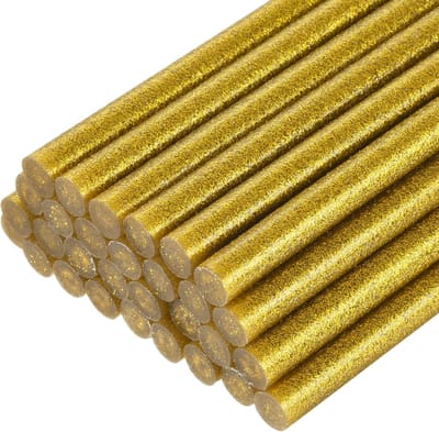 Lijmpistool Stiften - Hete lijm - Knutselen en repareren - Brede compatibiliteit - 11 x 200 mm - Glitter Goud