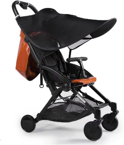 Zonnescherm kinderwagen met UV-bescherming en verstelbare regenkap - Handige luifel voor kinderwagen