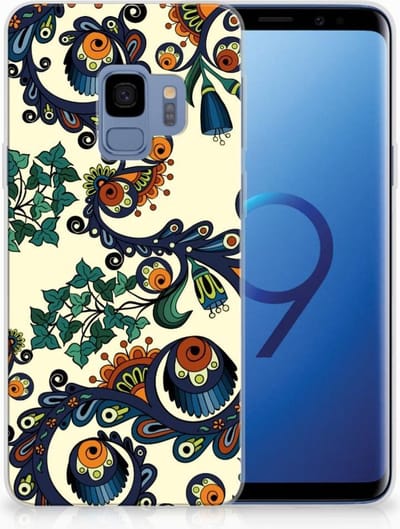 TPU Hoesje voor Siliconen Hoesje Samsung Galaxy S9 Barok Flower