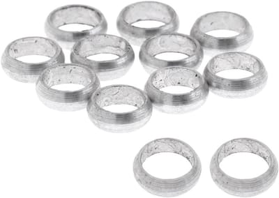 Schaftringen Set - Dart Accessoires - Dart Stabilisatie - Aluminium Constructie - 45 mm Binnendiameter - Zilver