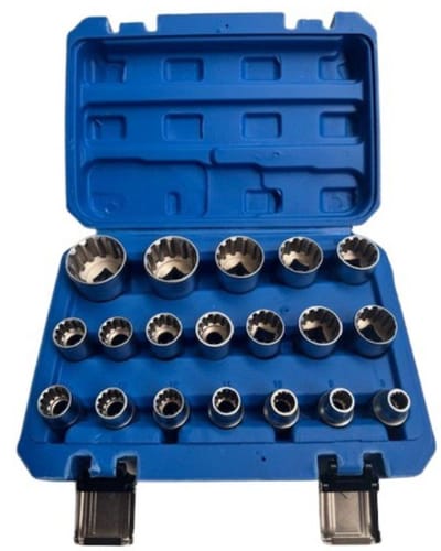 Stahlkaiser Multi-Lock Dopppenset, 19-dlg. 1/2'' CRV
