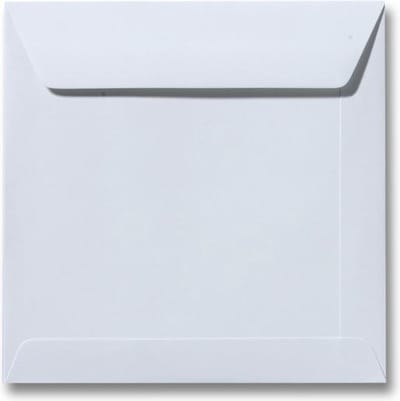 Envelop 22 x 22 Zilvergrijs, 100 stuks