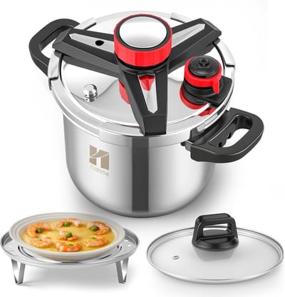 Snelkookpan - Multifunctionele pan - Snel koken - 3-in-1 functie - 7 Liter - Roestvrij staal