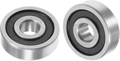 2 stuks kogellagers 625-2Rs - [5 x 16 x 5 mm] kogellagers met dubbele afdichting van chroomstaal voor toepassingen op machines en industriële apparaten